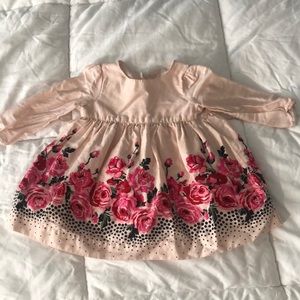 Baby girl Baby GAP pink floral dress
